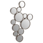 Silver Multi Circles Wall Mirror | Persephone