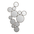 Silver Multi Circles Wall Mirror | Persephone