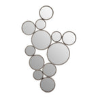 Silver Multi Circles Wall Mirror | Persephone