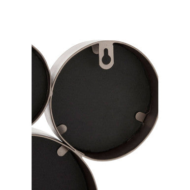 Silver Multi Circles Wall Mirror | Persephone