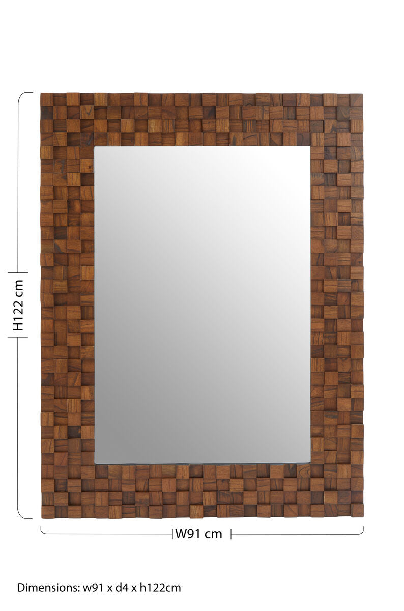 Dimensional Squares Wall Mirror | Ruben