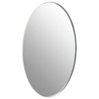 Wall Mirror with Silver Finish Frame | Cora