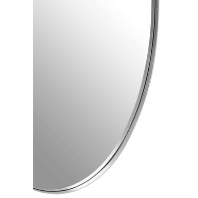 Wall Mirror with Silver Finish Frame | Cora