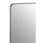 Matt Black Square Wall Mirror | Candi