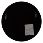Small Round Wall Mirror with Silver Frame | Athena