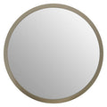 Small Round Wall Mirror with Silver Frame | Athena