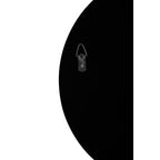 Small Round Wall Mirror with Silver Frame | Athena