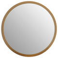 Small Round Wall Mirror with Gold Frame | Athena