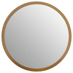 Small Round Wall Mirror with Gold Frame | Athena