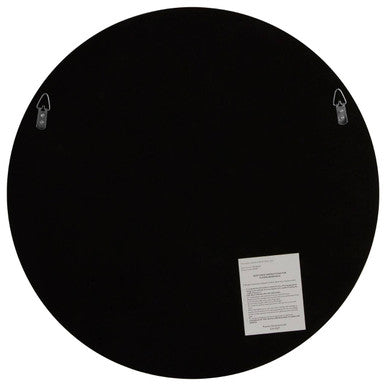 Medium Round Silver Wall Mirror | Athena
