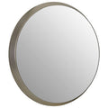 Medium Round Silver Wall Mirror | Athena