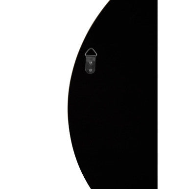 Large Round Wall Mirror with Silver Frame | Athena