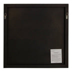 Medium Square Gold Finish Wall Mirror | Ando