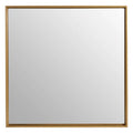Medium Square Gold Finish Wall Mirror | Ando