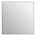 Large Square Gold Finish Wall Mirror | Ando