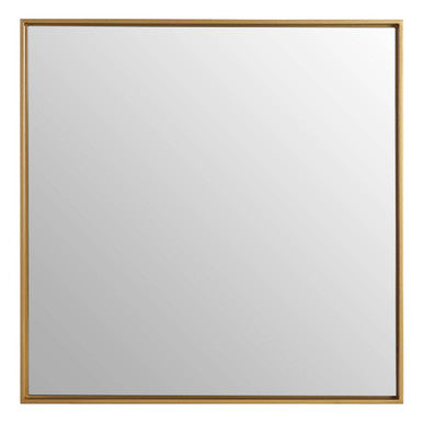 Large Square Gold Finish Wall Mirror | Ando