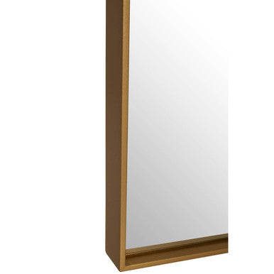 Large Square Gold Finish Wall Mirror | Ando
