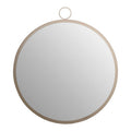 Round Wall Mirror with Gold Finish Frame | Karval