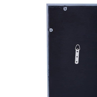Grid Wall Mirror with Silver Finish Frame | Oriel