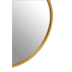 Gold Finish Wall Mirror | Saska