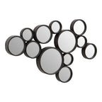 Black Multi Circles Wall Mirror | Persephone