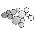 Black Multi Circles Wall Mirror | Persephone