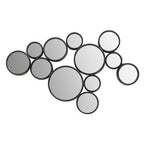 Black Multi Circles Wall Mirror | Persephone