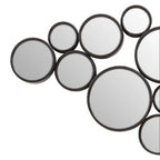 Black Multi Circles Wall Mirror | Persephone