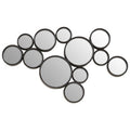 Large Black Multi Circles Wall Mirror | Persephone