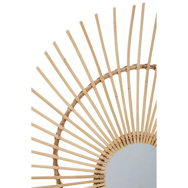 Natural Rattan Wall Mirror | Mataram