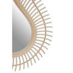 Teardrop Natural Rattan Wall Mirror | Mataram