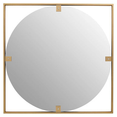 Gold Square Wall Mirror | Matera
