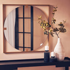 Gold Square Wall Mirror | Matera