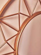 3D Round Gold Wall Mirror | Matera
