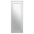 Rectangular Wall Mirror with Silver Finish Frame | Yula