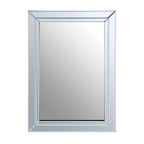 Small Double Bevelled Edge Wall Mirror | Sana