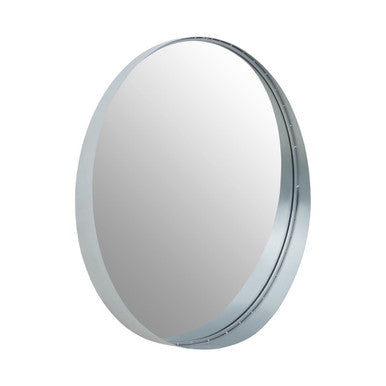 Large Round Silver Wall Mirror | Avento