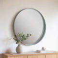 Large Round Silver Wall Mirror | Avento
