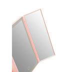 Tri Fold Pink LED Table Mirror | Cassini