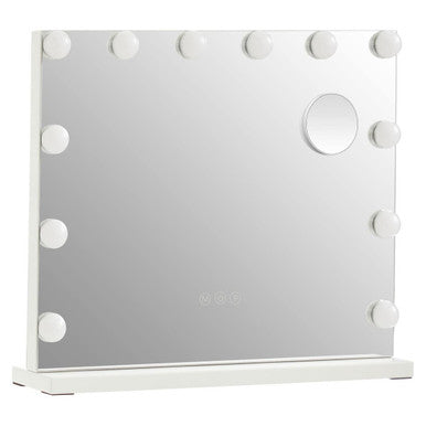 Illuminated LED Free Standing Vanity Mirror | Cassini
