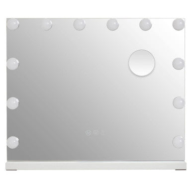 Illuminated LED Free Standing Vanity Mirror | Cassini