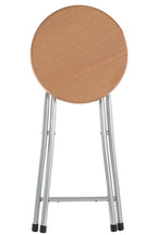 Folding Stool with Wood Veneer Seat | Hinata