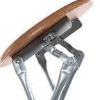 Folding Stool with Wood Veneer Seat | Hinata