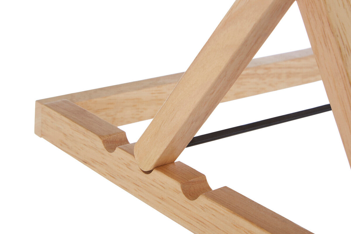 Tropical Hevea Wood Cookbook Stand | Soka