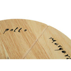 Pizza Board Set with Cutter | Rubberwood