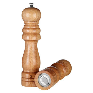 Rubberwood Tall Salt and Pepper Set | Natural Origins
