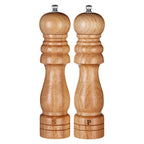 Rubberwood Tall Salt and Pepper Set | Natural Origins