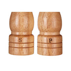 Rubberwood Tall Salt and Pepper Set | Natural Origins