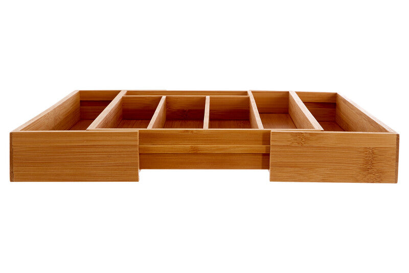 Bamboo Expandable Small Cutlery Tray | Aleki