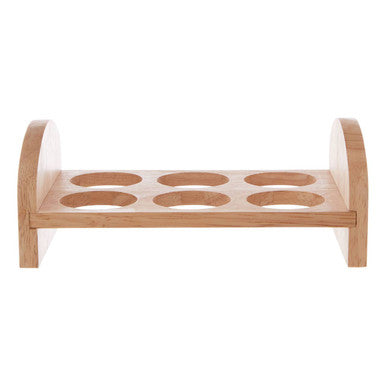 6 Hole Rubberwood Egg Rack | Nash